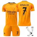 Miniatyrbild 1 av 2: 24-25 Real Madrid bortaställ fotbollströjor barn fotbollsutrustning nr 7 Ronaldo No. 7 Ronaldo 26