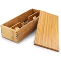 Miniatyrbillede 1 af 5: Japansk ske- og spisepindopbevaringsboks til køkkenbordet 27 X 11 X 6,6 cm