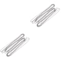 Miniatyrbilde 2 av 3: 3 stk 3 meter lang kulekjede 4,5 mm diameter med 10 matchende lenker (sølv) 2 stk 2 pcs