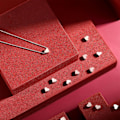 Miniatyrbild 2 av 4: Hjärtformade pärlor 120 st SLIVE 120 st SLIVE 120pcs slivers 120pcs slivers