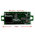 Pikkukuva 3 / 5: Voltmeter 3-30v DC Digitaalinen autoon veneeseen asuntovaunuun matkailuautoon moottoripyörään Ed RED