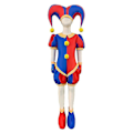 Miniatyrbild 1 av 5: Barn Pomni Kostym Jumpsuit Cosplay Födelsedag Karneval Halloween Fest Q8 Q8 150