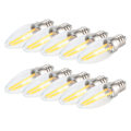 Pikkukuva 3 / 8: 10 kpl E12 Pitkät Filamentti Pienet LED-Lamput Himmennettävä Lamppu 1,5W AC110V Kotivalaistukseen 0.1