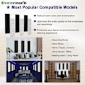 Miniatyrbillede 2 af 5: Art Acoustic Panels 48\" x 12\" Inch Premium Akustiske vægpaneler Bedre end skum Dekorative lydabsorberende paneler til vægge Studio Akustik