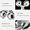 Miniatyrbilde 5 av 5: 3D Roller Massager Ansiktsmassasjer Y-form 360 ​​Roter Tynn Ansikt Kroppsforming Avslapping Løft Rynker Ansiktsmassasjer