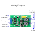 Miniatyrbillede 6 af 11: Motordrevsenhed Modul 4V 40V Controller DIY Fremad Reverse Kontrol Motordriver Kontrolmodul Jogging/Selvlåsende Tilstande