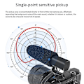 Miniatyrbilde 2 av 5: Kamera mikrofon profesjonell fotografering intervju mikrofon støyreduksjonsmikrofon for Dslr-er