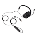Miniatyrbillede 3 af 10: Telefon headset støjreducerende klar chat USB-stik computer headset til callcenter forretning ++
