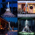 Miniatyrbilde 6 av 7: Julelys, 317 LED 10 fot x 9 Utendørs Juledekorasjonslys