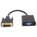 Miniatyrbillede 4 af 5: DVI han til VGA hun adapter DVI 24+1 til VGA adapter til stationær tablet
