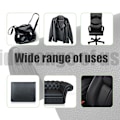Miniatyrbillede 6 af 7: Selvklæbende reparationslap kunstlæder 50x138 cm Sort Sort Sort[qb] Variety Black