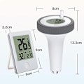 Miniatyrbillede 5 af 5: 2023 Ny Pool Termometer, Pool Tub Termometer, Indendørs og Udendørs Trådløs Bevægelsestermometer - Perfekt