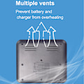 Miniatyrbillede 6 af 6: Batterioplader - hurtig batterioplader - til AA /AAA /C /D NI-Mh