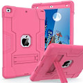 Miniatyrbillede 1 af 7: Cantis etui til iPad 9. generation/iPad 8. generation/iPad 7. generation, tyndt, meget stødsikkert, robust etui med indbygget Pink+Pink