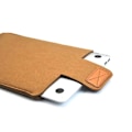 Miniatyrbilde 5 av 5: Tabletfutteral med futteralveske til MacBook 11 13 15 tommer ensfarget bærbar PC- og nettbrettveske. Kamel Camel 11-inch