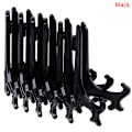 Miniatyrbillede 1 af 5: 12 stk. Display Stativ Easel Pladeholder Billede Kunst Plastik Black