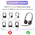 Pikkukuva 2 / 4: Plantronics-kuulokkeiden korvapehmusteet, korvaavat vaahtomuovipehmusteet, suunniteltu Plantronics H251 H261 C225 3220 320 3210 (4-pakkaus)
