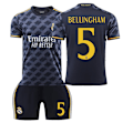 Miniatyrbilde 1 av 2: 23/24 Sesong Real Madrid Bortebarnedrakt 5 BELLINGHAM 5 BELLINGHAM Children's size 16