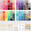 Miniatyrbilde 1 av 4: 9600 leireperler for armbåndlaging, 96 farger