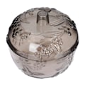Miniatyrbillede 2 af 2: Lufttæt glasbeholder Plast te krukke Klar slikkrukke Slikæske Sukkerskål Krystalklar slikkrukke Grå 13x13cm Grå Grey 13x13cm