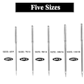 Miniatyrbilde 2 av 7: 50 stk symaskinnåler Spisse symaskinnåler Sy 50 pcs 50 pcs