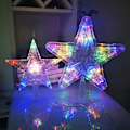 Miniatyrbillede 3 af 10: 1. Juletræ LED-lys Femtakset stjerne SMÅ-MULTIFARVET Small-Multicolor Small-Multicolor
