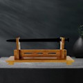 Miniatyrbilde 5 av 5: 1/2 tre stativholder for Samurai Display Elegant og robust Lysebrun 1 lag Light Brown 1 Layer 1 Pc
