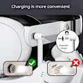 Miniatyrbillede 3 af 5: VR Opladningsstander til Meta Quest 3/Oculus Quest 3, Opladningsdock med RGB-lys til Quest 3 VR Headset og Controller