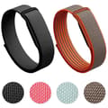 Nylon Loop Kardborreband Klockarmband för Google Fitbit Air Red