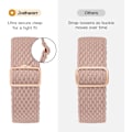 Miniatyrbillede 3 af 5: Antiskrid flettet rem 3-pak kompatibel til Apple Watch-remme Justerbar strækbar elastisk udskiftningsrem til iWatch Ultra SE 9 8 7 6 5 4 3 2 1