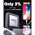 Miniatyrbillede 2 af 5: Pakke [Apple MFi-certificeret] Apple opladningskabel 6ft iPhone oplader lynhurtig iPhone opladningskabel til iPhone 12/11/11Pro/11Max/X/XS/XR/XS Ma