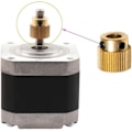 Miniatyrbillede 3 af 3: Robust 3D-printerdele Drev 26 tænder Gear Messing Ekstruderhjul til Printegold6st)