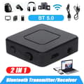 Miniatyrbillede 3 af 5: Bluetooth 5.0 modtager sender trådløs lydadapter 3.5mm[qb]