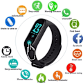 Miniatyrbild 4 av 5: Smart Digital Watch Armband M4 Herr Dam Hälsa Sport Tracker Black