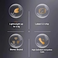 Pikkukuva 6 / 10: Näkymätön Sleep Earbuds Langattomat Bluetooth-kuulokkeet Korvakuulokkeet Mikrofonilla Melunvaimennus HiFi Raskas Basso Kuulokkeet (Musta (Englanninkielinen versio)) Black (English version)