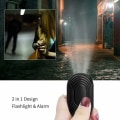 Miniatyrbillede 5 af 5: Lommealarm (Sort), Personligt Alarm 120 DB Personligt Nødlarm med LED-lys