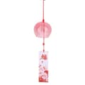 Wind Bells Nya handgjorda glas Wind Chime Present Heminredning Red