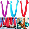 Miniatyrbild 3 av 5: Yoga Swing Hängmatta Trapessling Aerial Silk Set Antigravity I Sky blue