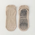 Miniatyrbild 1 av 8: 1Par Dam Anti-Slip Sock Yoga Sock Bomull Elasticitetsstrumpor Beige