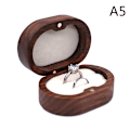 Miniatyrbild 1 av 5: Rustik Vigselring Box Bröllopsdag Ring Hållare A5