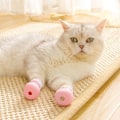 Miniatyrbild 3 av 5: Justerbar Pet Cat Paw Protector för badmjuka silikonskor C Green 8 pcs