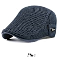 Miniatyrbild 1 av 5: Cabbie Flat Cap Andas Mesh Newsboy Basker Ivy Cap Dark blue