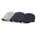 Miniatyrbild 3 av 5: Cabbie Flat Cap Andas Mesh Newsboy Basker Ivy Cap White