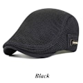 Miniatyrbild 1 av 5: Cabbie Flat Cap Andas Mesh Newsboy Basker Ivy Cap Black
