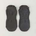 Miniatyrbild 1 av 8: 1Par Dam Anti-Slip Sock Yoga Sock Bomull Andas Kort El Gray