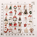 Miniatyrbild 3 av 5: Emalj Jul Candy Cane Charms Flower Charms DIY Smycken Ma Random 38pcs