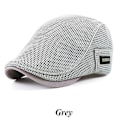 Miniatyrbild 1 av 5: Cabbie Flat Cap Andas Mesh Newsboy Basker Ivy Cap Gray