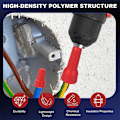 Miniatyrbild 5 av 8: Wire Twist Tool Spin Wire Twister Connector Sockel för borr Red