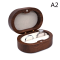 Miniatyrbild 1 av 5: Rustik Vigselring Box Bröllopsdag Ring Hållare A2