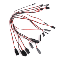 Miniatyrbild 4 av 5: 10st 30cm Servoförlängningskabel för RC Futaba JR Mal 10 pcs